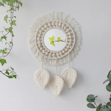 Load image into Gallery viewer, Allthingscurated Boho Macrame Round Mirror