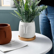 Load image into Gallery viewer, Quirky Face Plant Pot