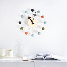 Load image into Gallery viewer, Wood Ball Wall Clock