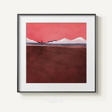 Load image into Gallery viewer, Allthnigscurated modern abstract mountain canvas print
