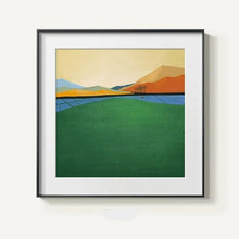 Load image into Gallery viewer, Allthnigscurated modern abstract mountain canvas print