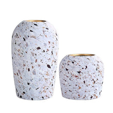 Load image into Gallery viewer, Trendy Terrazzo Design Ceramic Vase
