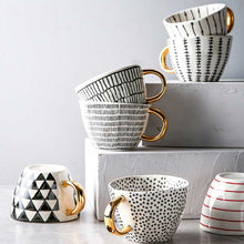Load image into Gallery viewer, Allthingscurated Gizell Hand-painted porcelain mugs