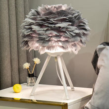 Load image into Gallery viewer, Allthingscurated Boudoir Feather Table Lamp