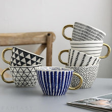 Load image into Gallery viewer, Allthingscurated Gizell Hand-painted porcelain mugs