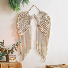 Load image into Gallery viewer, Allthingscurated Angel Wings Macrame Wall Hanging Tapestry