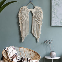 Load image into Gallery viewer, Allthingscurated Angel Wings Macrame Wall Hanging Tapestry