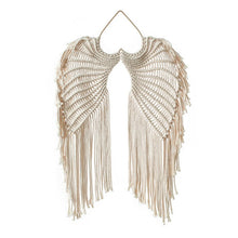 Load image into Gallery viewer, Allthingscurated Angel Wings Macrame Wall Hanging Tapestry