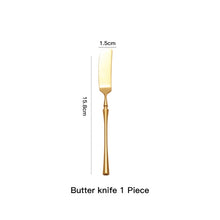Load image into Gallery viewer, Allthingscurated Bright Gold stainless steel flatware