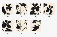 Load image into Gallery viewer, Allthingscurated Black White Orchid Flower Canvas Prints