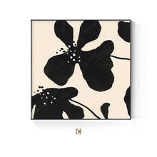 Load image into Gallery viewer, Allthingscurated Black White Orchid Flower Canvas Prints