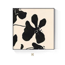 Load image into Gallery viewer, Allthingscurated Black White Orchid Flower Canvas Prints