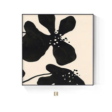 Load image into Gallery viewer, Allthingscurated Black White Orchid Flower Canvas Prints