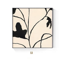 Load image into Gallery viewer, Allthingscurated Black White Orchid Flower Canvas Prints