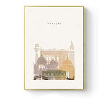 Load image into Gallery viewer, Allthingscurated World City Landscape Canvas Wall Art Prints