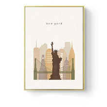 Load image into Gallery viewer, Allthingscurated World City Landscape Canvas Wall Art Prints