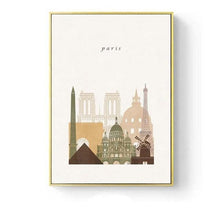 Load image into Gallery viewer, Allthingscurated World City Landscape Canvas Wall Art Prints
