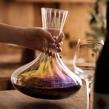 Load image into Gallery viewer, Iridescent Ripple Decanter
