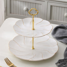 Load image into Gallery viewer, Allthingscurated Bone China Serving Stand 2 or 3 tiers