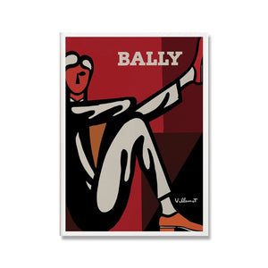 Bally Vintage Fashion Canvas Art Prints by Allthingscurated is a collection of bold and inspiring prints celebrating the Swiss luxury brand known for its men’s and women’s fashion and accessories. These unique art pieces are perfect for the fashionista’s dressing room or elegant living room. Featured here is the Gentleman print.