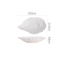 Load image into Gallery viewer, Oyster Shape Serving Dish
