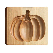 Load image into Gallery viewer, Wood Pumpkin Cookie Mold
