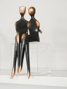 Abstract Couple Figurines