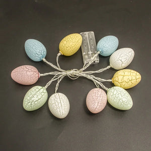 These Colorful Easter Eggs LED String Lights by Allthingscurated come in lengths of 1.5 meters or 5 feet with 10 LED lights or 3 meterd or 10 feet with 20 LED lights. They are perfect for decorating and adding a fun and playful touch to your Easter holiday festivities and decorations.