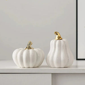 Glazed Ceramic Pumpkins