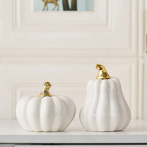 Glazed Ceramic Pumpkins