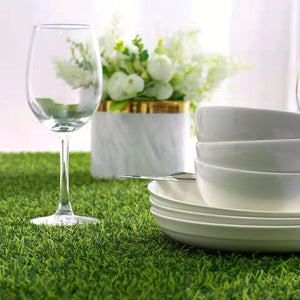 Faux Grass Table Runner by Allthingscurated is the perfect decorative piece to spice up your table settings for spring, summer and easter.  Featuring tufted grass for a realistic look, this runner is a must-have for garden-themed gatherings or outdoor parties. You can also decorate your patio and balcony with this fun and versatile decorative piece for a touch of nature indoor. Comes in 3 different sizes.