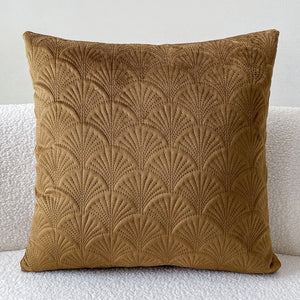 Scallop Design Cushion Cover