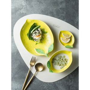 Summertime Lemon Shape Dinnerware