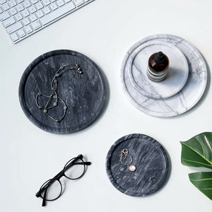 Marble Round Trays