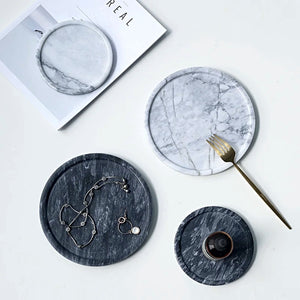 Marble Round Trays