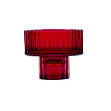 Load image into Gallery viewer, Munis Red/Green Glass Candle/Tealight Holders
