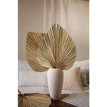 Load image into Gallery viewer, Set of 5 Natural Dried Palm Leaves by Allthingscurated is made of 100% natural palm leaves. Display them in a large vase or jar to create a bold statement and add a touch of tropical vibes to your home. They are perfect for turning your home into an exotic, tropical oasis.
