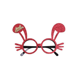 These Christmas Party Glasses by Allthingscurated are the perfect fun accessory for festive parties and gatherings during the holiday season. Their unique design and cheerful holiday style make them great props for creating memorable moments an happy Instagram posts to capture the joy of the season. Featured here is Red Bunny design.
