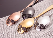 Load image into Gallery viewer, Whimsical Skull Shape Spoon (set of 4)
