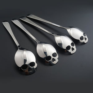 Whimsical Skull Shape Spoon (set of 4)