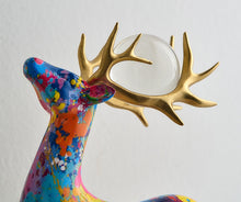 Load image into Gallery viewer, Colorful Modern Art Reindeer Set
