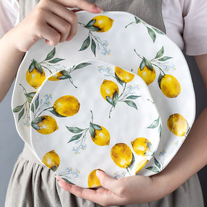 Tuscany Lemon Ceramic Plates