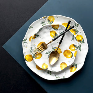 Tuscany Lemon Ceramic Plates