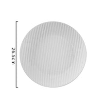 Load image into Gallery viewer, Line Textured Dinner Plates

