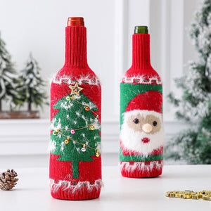 Christmas Sweater Wine Bottle Sleeves