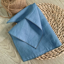 Load image into Gallery viewer, Border Trim Linen Napkins (set of 4)
