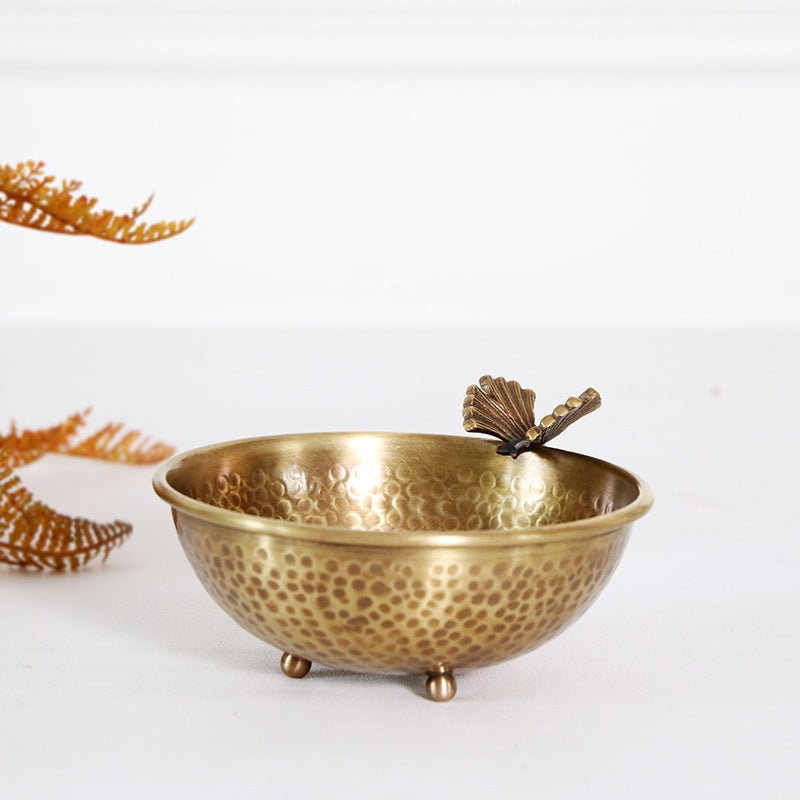 Brass Butterfly Bowl