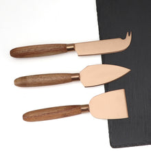 Load image into Gallery viewer, Cruz Acacia Wood Cheese Knives (set of 3)
