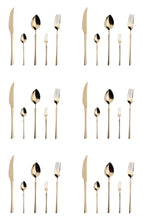 Load image into Gallery viewer, Florence Gold/Silver Flatware Set
