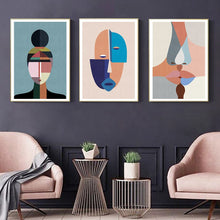 Load image into Gallery viewer, In-Your-Face Abstract Canvas Wall Art Prints
